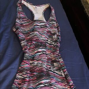 Fabletics Multicolor Wave Pattern One Piece